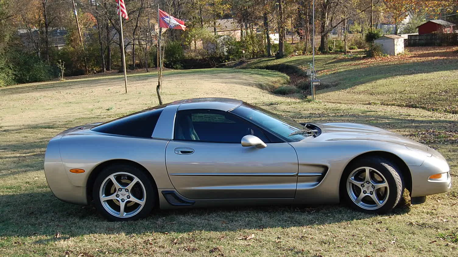Click to Enlarge-Esc to Close Corvette Generations/C5/C5 1999 Silver B84 Right side.webp